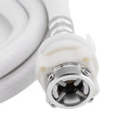 Alvinlite Water Inlet Hose Washing Machine Water Inlet Hose Washer Pipe Tube Connector White Color Long Length(3m)