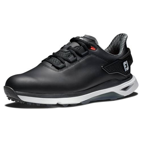 FootJoy Men's Pro|SLX Golf Shoe, Black White Grey, 12 UK Wide