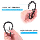 10PCS 4"/10cm Large Carabiner Clip,Strong Unlocking Caribeaner Keychain Pack for Backpack Hook, Light Duty Paracord Umbrella e Parachute para Cord AccessoriesRop