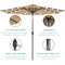 (Tan) - Best Choice Products 3m Deluxe Solar LED Lighted Patio Umbrella w/Tilt Adjustment (Tan)