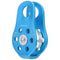 Climbing Pulley, 20KN Aluminum Micro Pulley Fixed Side Pulleys for Aerial Work Outdoor (Blue)