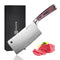 PAUDIN Cleaver Knife, Ultra Sharp Meat Cleaver 7 Inch, High Carbon Stainless Steel Butcher Knife with Wooden Handle, Chinese Cleaver for Meat Cutting Vegetable Slicing