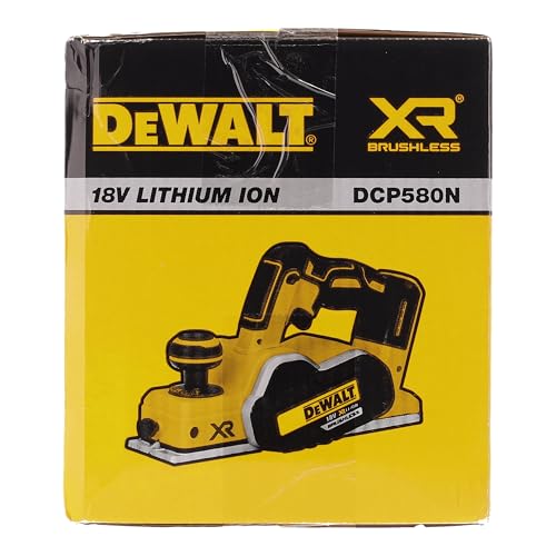 DEWALT DCP580N XR Brushless Cordless Planer - 18V Li-ion - Yellow 18W