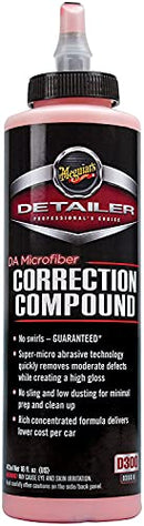 Meguiar's DA Microfibre Correction Compound - Automobile Polishing Compound with Super Micro Abrasive Technology - Removes Moderate Defects - Gives a Swirl Free High Gloss - 473ml