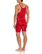 ASICS Men's Snap Down Wrestling Singlet (Red/White), 3X-Small