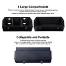 Zrpiot Car Trunk Organizer - Trunk Organizers And Storage Suv - 30 inches Leather Collapsible Trunk Cargo Organizer,Multi-Compartment Adjustable Auto Grocery Large Storage Box(Black)…