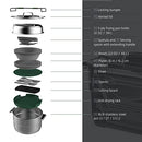 Stanley Adventure Base 4X Camp Cook Set, Stainless Steel, 3.5 L