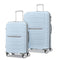 Samsonite Freeform Hardside Expandable with Double Spinner Wheels, Powder Blue, 2-Piece Set (21/28), Freeform Hardside Expandable with Double Spinner Wheels
