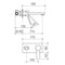 Dorf Villa Wall Mounted Bath or Basin Mixer, Gunmetal Grey