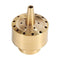 1/4" / 1/2" / 3/4" Brass Column Garden Pond Fountain Water Nozzle Sprinkler Spray Head Gold Fountain Nozzle, Pond Spray Nozzle Fountain Spray Head(6分)