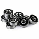 10PCS 608RS Ball Bearings Skateboard Roller Scooters Sealed Ball Longboard Skate Bearings