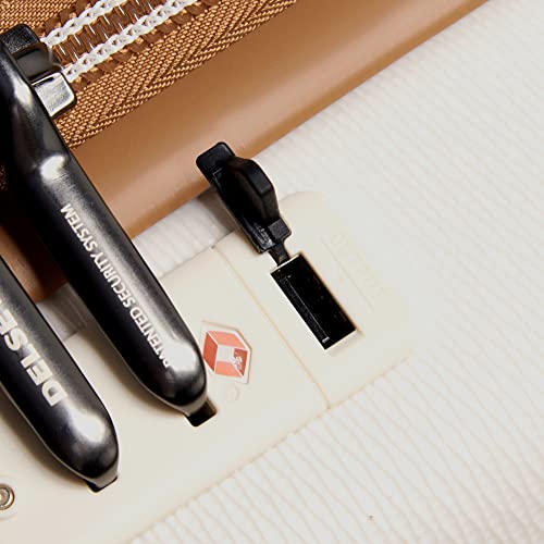 DELSEY PARIS Chatelet Air 2.0 Hardside Luggage with Spinner Wheels, Angora, Checked-26 Inch Trunk, Chatelet Air 2.0 Hardside Luggage with Spinner Wheels