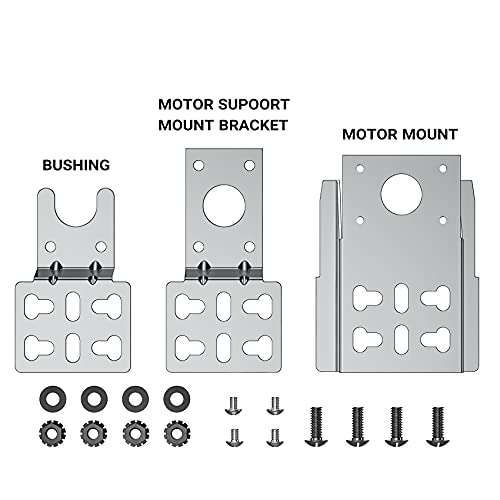 Onlyfire Universal Barbecue Grill Stainless Steel Rotisserie Motor Bracket Set