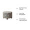 Kinfine Medallion Storage Ottoman