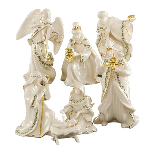 Lenox 806053 Holiday Mini Nativity Set, 1.60 LB, Ivory, 7-Piece