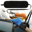 Airplane Footrest Adjustable Hanging Footrest Hammock Plane Leg Rest Foldable Memory Foam Plane Foot Hammock Office Footrests for Airplane Travel Flight Train Office