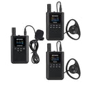 Retekess TT125 Simultaneous Interpretation Equipment, Tour Guide Translate System, Multi Channel, Audio Translation Device for Church Translation, Court Interpretation (1 Transmitters and 2 Receivers)