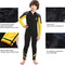 ZCCO Kids Wetsuit,2.5mm Neoprene Thermal Swimsuit, Youth Boy's and Girl's One Piece Wet Suits Warmth Long Sleeve Swimsuit for Diving,Swimming,Surfing etc Water Sports (Bright Blue, S)