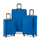 Samsonite Unisex Saire LTE Softside Expandable Luggage with Spinner Wheels, Caribbean Blue, 3-Piece Set (20/25/28), Saire LTE Softside Expandable Luggage with Spinner Wheels