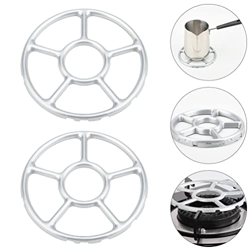 SOLUSTRE Wok Burner Wok Burner 3 Pcs Gas Ring Reducer Trivets Gas Stove Cooker Plate Coffee Pot Stand Wok Stove Rack Milk Pot Holder for Kitchen Gas Gas Stove Accessories Wok Ring Wok Ring