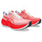 ASICS Unisex SUPERBLAST Running Shoes, White/Sunrise Red, 5.5 Wide Women/4 Men