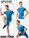 Men's Compression Shirts Short Sleeve Workout Gym T-Shirt Running Tops Cool Dry Sports Base Layer Athletic Undershirts, 3pcs