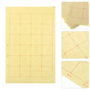 Healifty 150 Sheets Chinese Calligraphy Paper Ink Writing Grid Rice Paper for Chinese Calligraphy Brush Writing Sumi Set