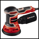 Einhell Random Orbital Sander TC-RS 425 E (425 W, Sanding Disc Diameter 125 mm, Max. Vibration Speed 26,000 rpm, Oscillating Circuit 2.5 mm, Including Sandpaper 1x P60, P80, P120)