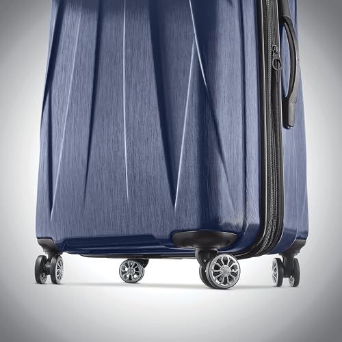 Samsonite Unisex-Adult Centric 2 Hardside Expandable Luggage with Spinners, True Navy, 2-Piece Set (20/24), Centric 2 Hardside Expandable Luggage with Spinners