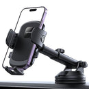 Lamicall Car Phone Holder - [Strongest Military-Grade Suction Cup] Phone Holders for Your Car Quick Release Adjustable Car Phone Mount Holder Dashboard for iPhone Samsung Smartphone Truck
