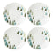 Lenox 893565 Balsam Lane 12-Piece Dinnerware Set, Green