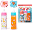 (Colorful) - My Sweet Baby Disappearing Magic Bottles - Includes 1 Milk, 1 Juice Bottle with Pacifier for Baby Doll