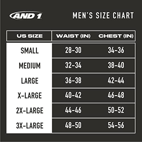 AND1 Men's Underwear - Performance Compression Boxer Briefs with Functional Fly (10 Pack), Black, X-Large