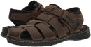 Rockport Men's Darwyn Fisherman Sandal, Brown Ii Leather, 11.5