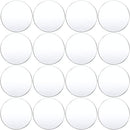 16 Pieces Acrylic Sheet 0.08 Inch Thick Circle Acrylic Blanks Plastic Disc Round Acrylic Panel Circle Acrylic Sheets Sign for Picture Frame Painting DIY Crafts (Clear,10 cm)