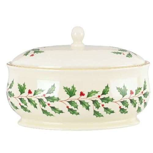Lenox Holiday Covered Dish, Red & Green