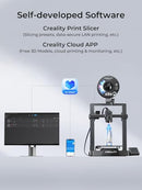 Creality Ender 3 V3 KE 3D Printer 500mm/s Max High-Speed, Creality 3D Printers with Auto Leveling, Upgraded Sprite Direct Extruder Supports 300℃ Printing and Dual Z-axis for Beginners