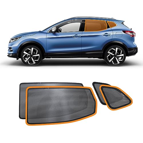 X-CAR Port Rear Window Sun Shade for Nissan Qashqai 2014-2022 Magnetic Car Sun Blind Mesh