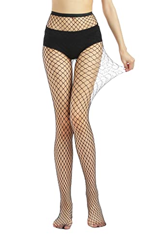 Stockings for Women High Waist Fishnet Stockings Sexy Thigh High Pantyhose Fishnet Tights