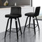 ALFORDSON Bar Stools 2Pcs Swivel Counter Stool 65cm Seat Height Kitchen Dining Chair Bar Chair with Footrest and Adjustable leg levelers for Home Bar Dining Room