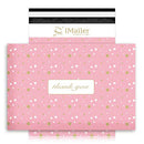 200 Count - 6x9 inch, Pink Polka Dot - Thank You Poly Mailer Envelope, Mailing Shipping Bags with Self Seal Strip