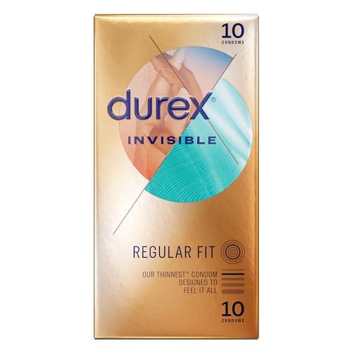 Durex Invisible Regular Fit Condoms Pack of 10