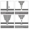 Anesty Rivet Gun Pop Riveter Set, Heavy Duty Hand Riveter Rivet Gun Kit with 200 Aluminum Blind Pop Rivets 2.4mm 3.2mm 4mm 4.8mm, Riveting Gun Tool with 4 HSS Drill Bits and Replaceable Nozzles