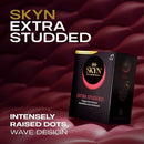 LifeStyles Skyn Extra Studded Condoms