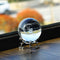 ZEERSHEE 60mm 3D Laser Engraved Crystal Fairy & Moon Ball Figurine 3D Crystal Ball Sphere with Stand Glass Paperweights Table Decor for Girls Daughters