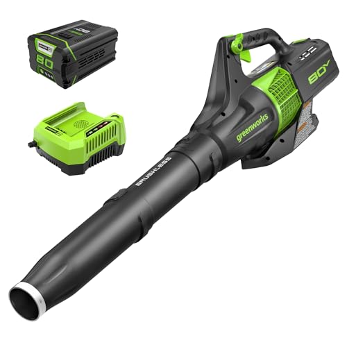 GreenWorks BL80L2510 80V Jet Electric Leaf Blower