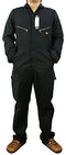 Dickies Coveralls Overalls Deluxe Twill Black Coveralls 48799 BK-XL Short