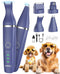 oneisall Small Dog Clippers, Quiet Cordless Dog Paw Trimmer & Nail Grinder, Dog Grooming Kit for Small Dogs with Guards, 2 Speed Dog Trimmers for Small Dogs(Blue)