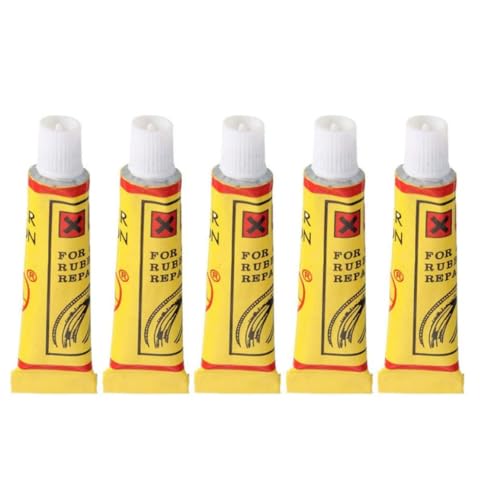 Bicycle Tire Repair Glue,5Pcs Bike Maintenance & Tools, Bike Bicycle Tire Inner Tube Patches Glue Rubber Puncture Repair Tools