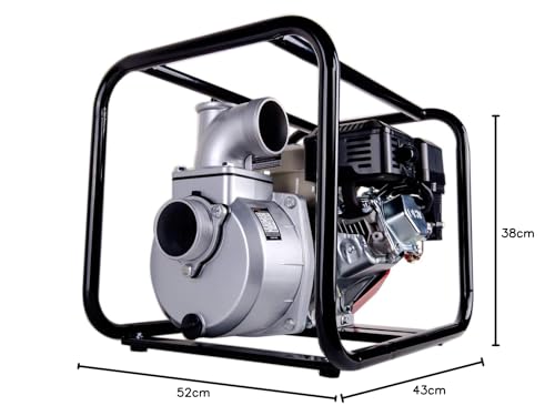 8HP Petrol High Flow Water Transfer Pump Fire Fighting Irrigation Garden 2 Inch 3 Inch 2" 3" (3 Inch)